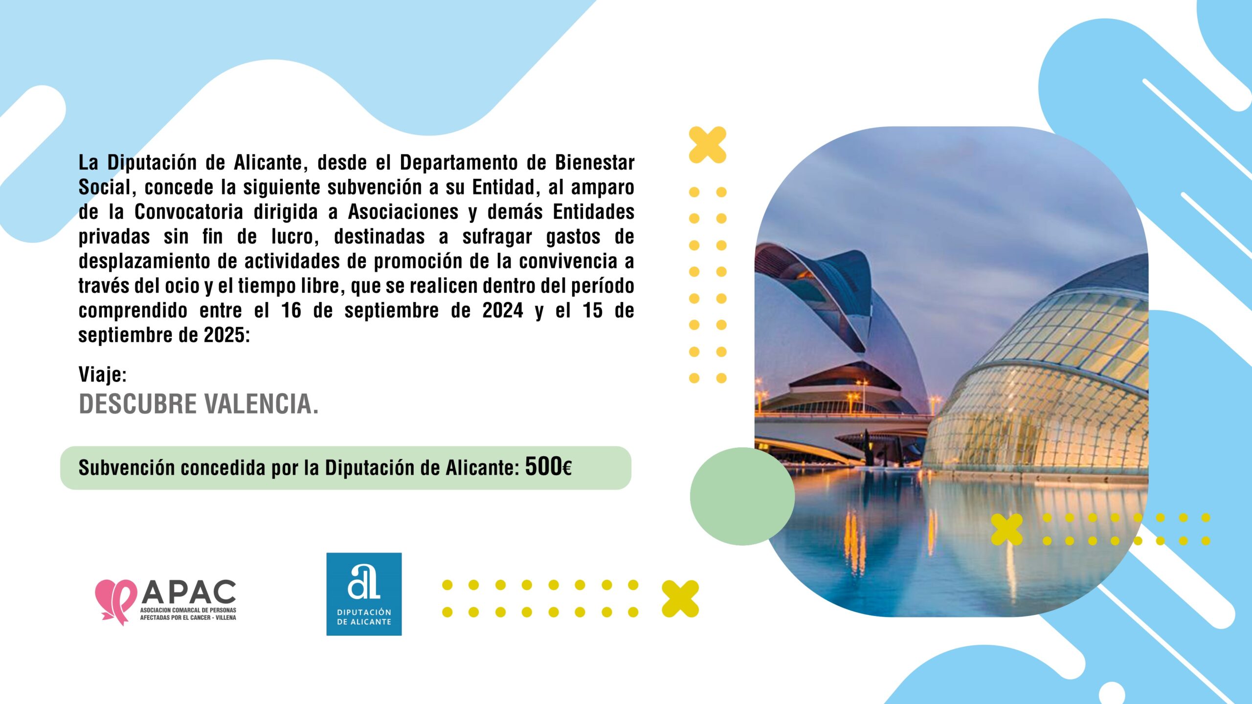 Subvención Diputación Alicante