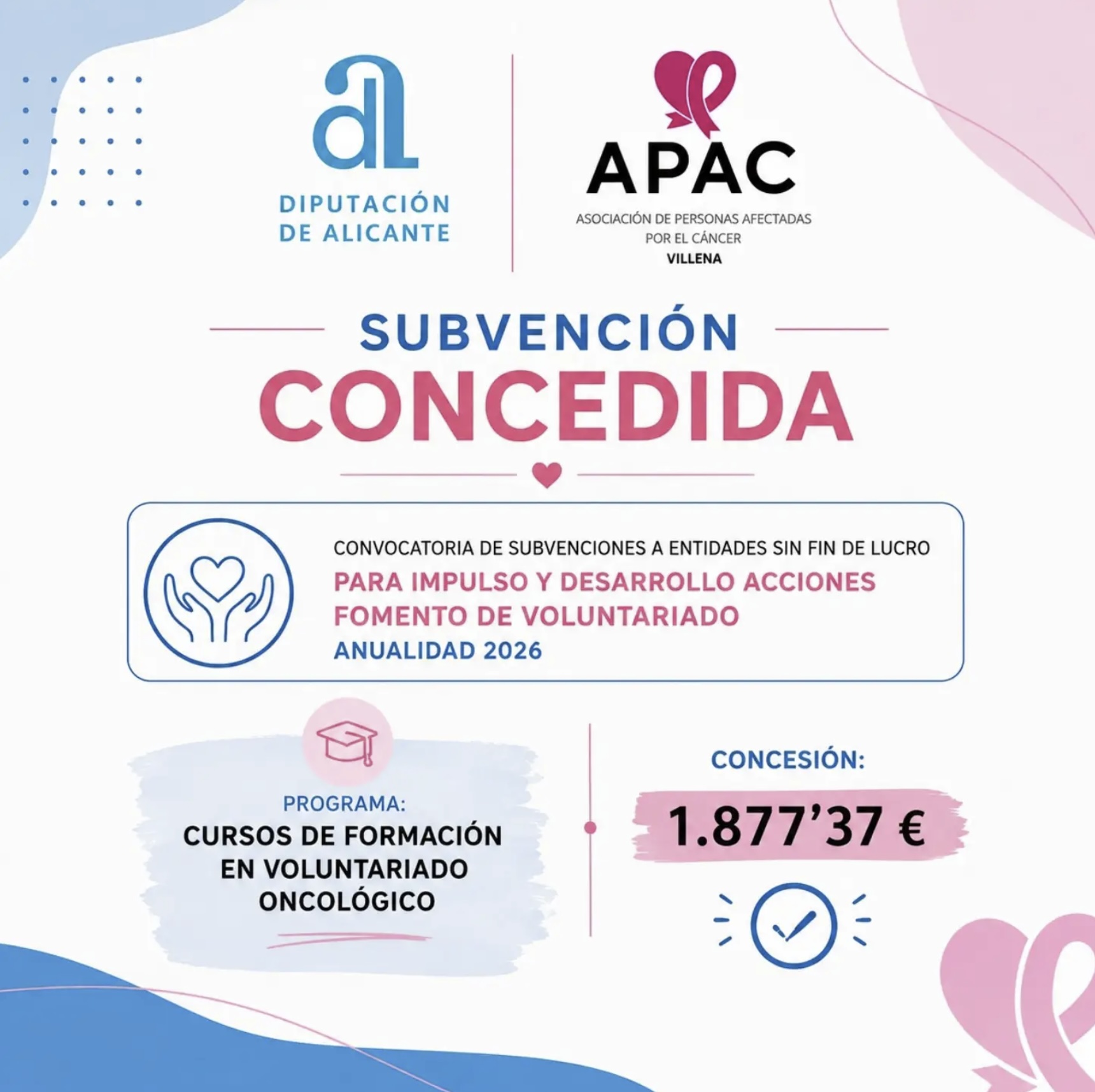 Subvención Diputación de Alicante