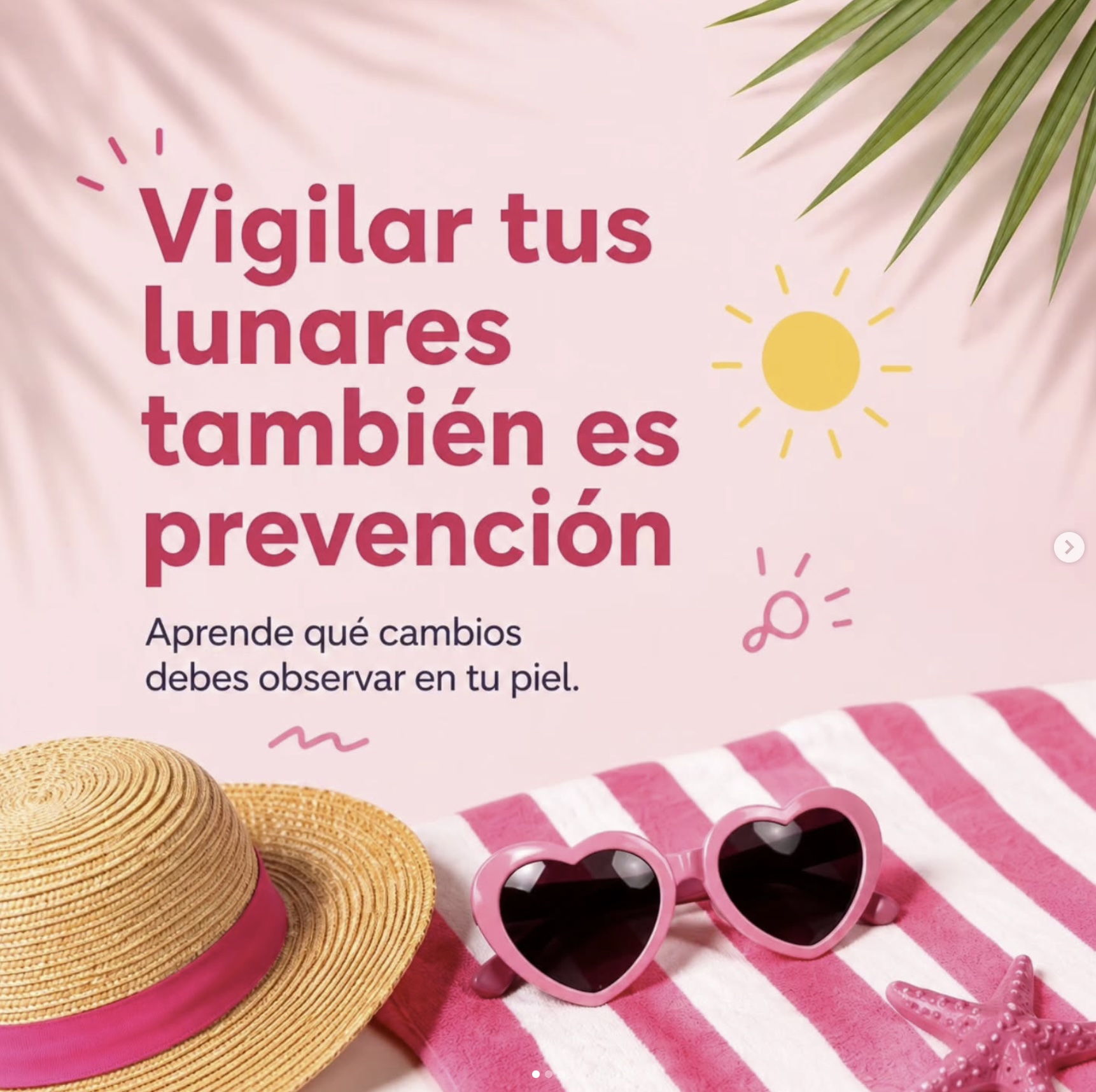 ☀️ En verano cuidamos nuestra piel… pero también es importante observarla.